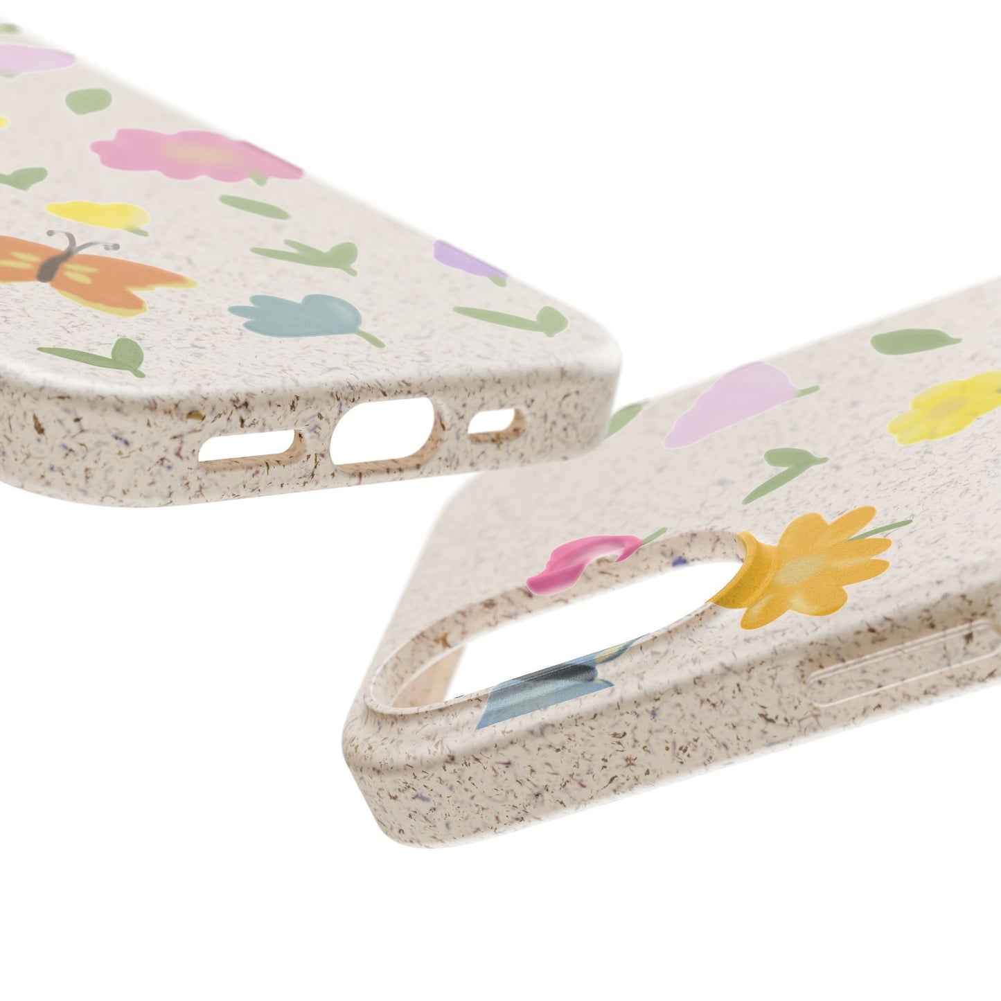 Eco-Friendly Floral iPhone Case - Biodegradable & Stylish