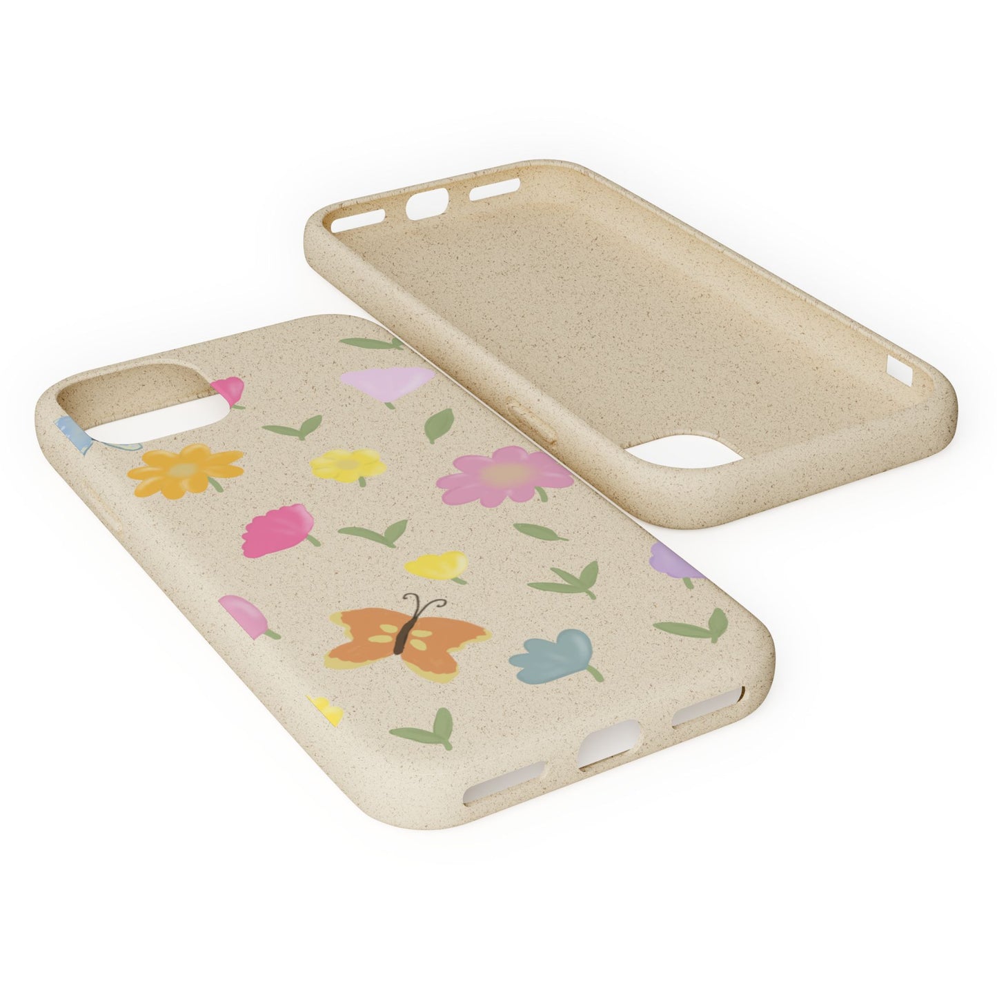 Eco-Friendly Floral iPhone Case - Biodegradable & Stylish