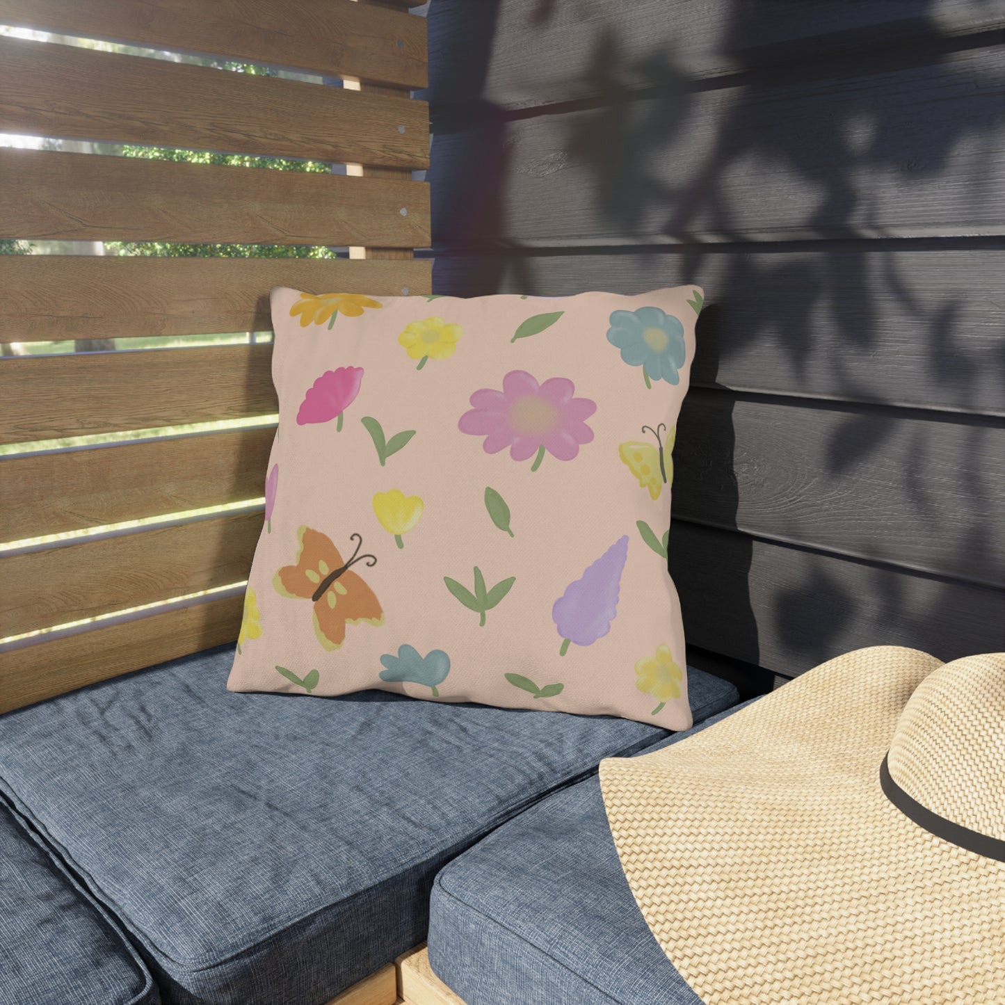 Colorful Floral Outdoor Pillows for Garden and Patio Decor