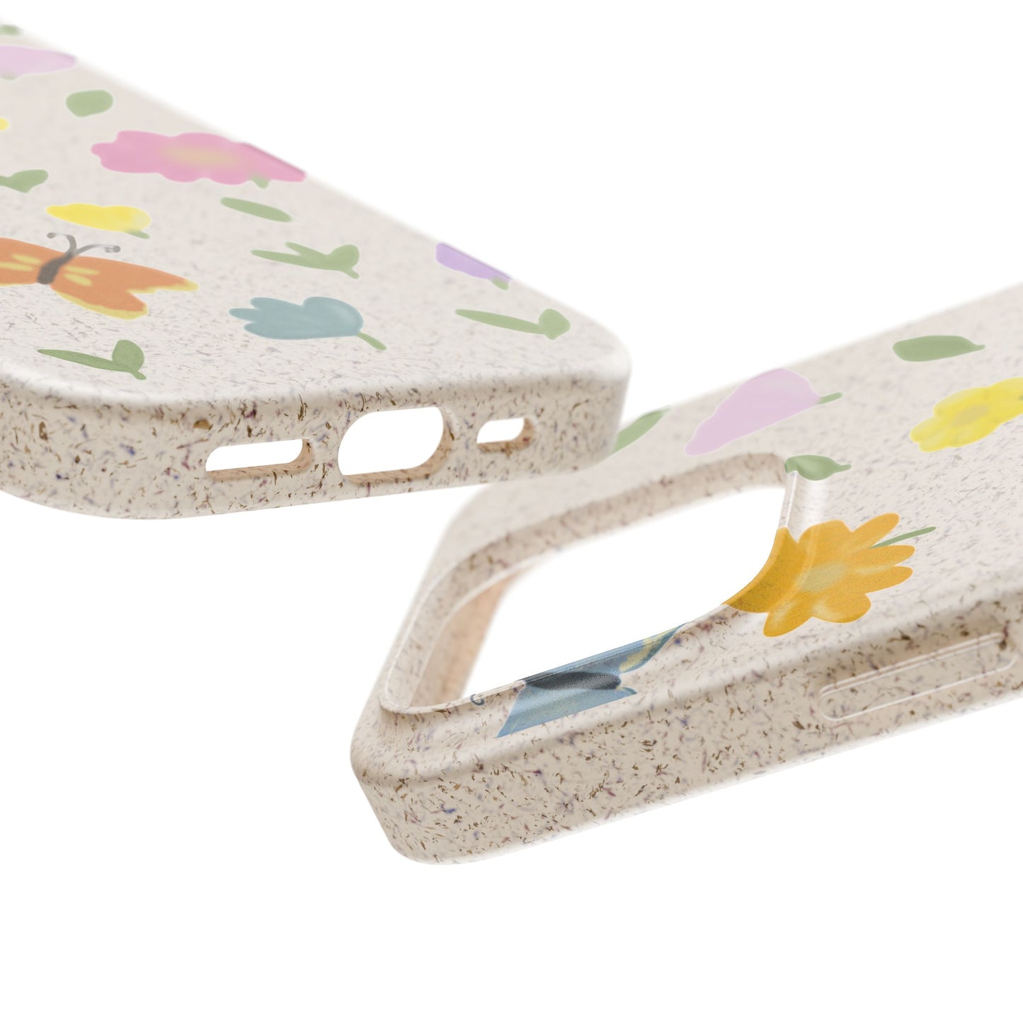Eco-Friendly Floral iPhone Case - Biodegradable & Stylish