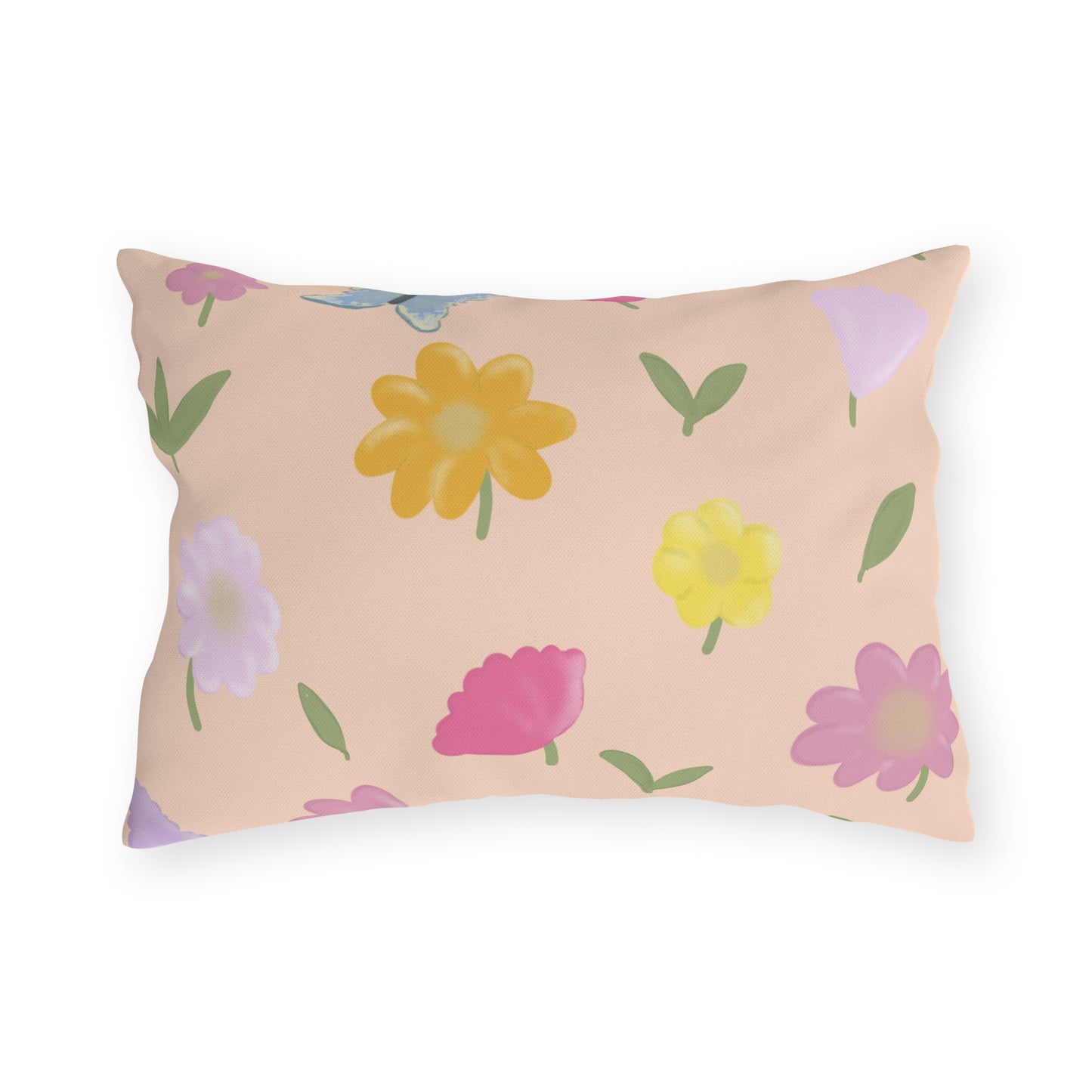 Colorful Floral Outdoor Pillows for Garden and Patio Decor