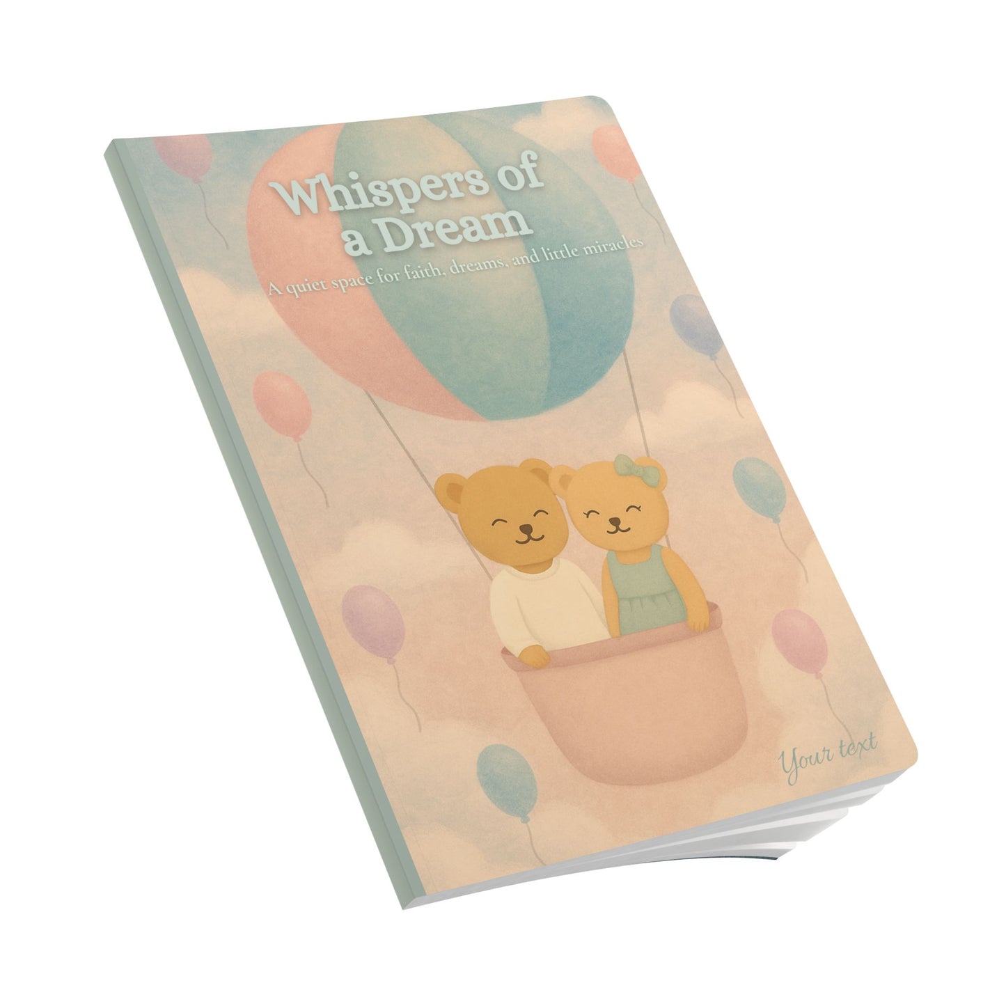 Whispers of a Dream Journal | Pastel Balloon Voyage Notebook