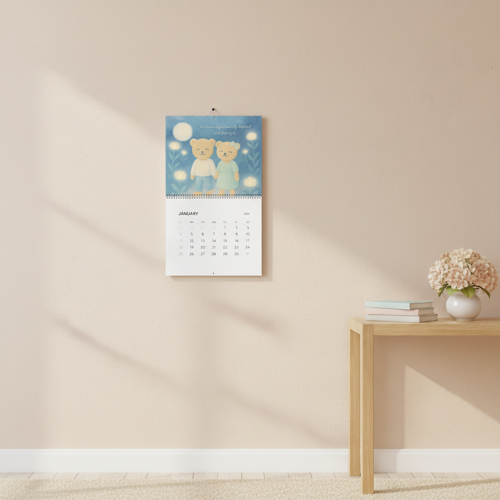 Whispers of a Dream 2026 Wall Calendar | Aimerish Inspirational Décor