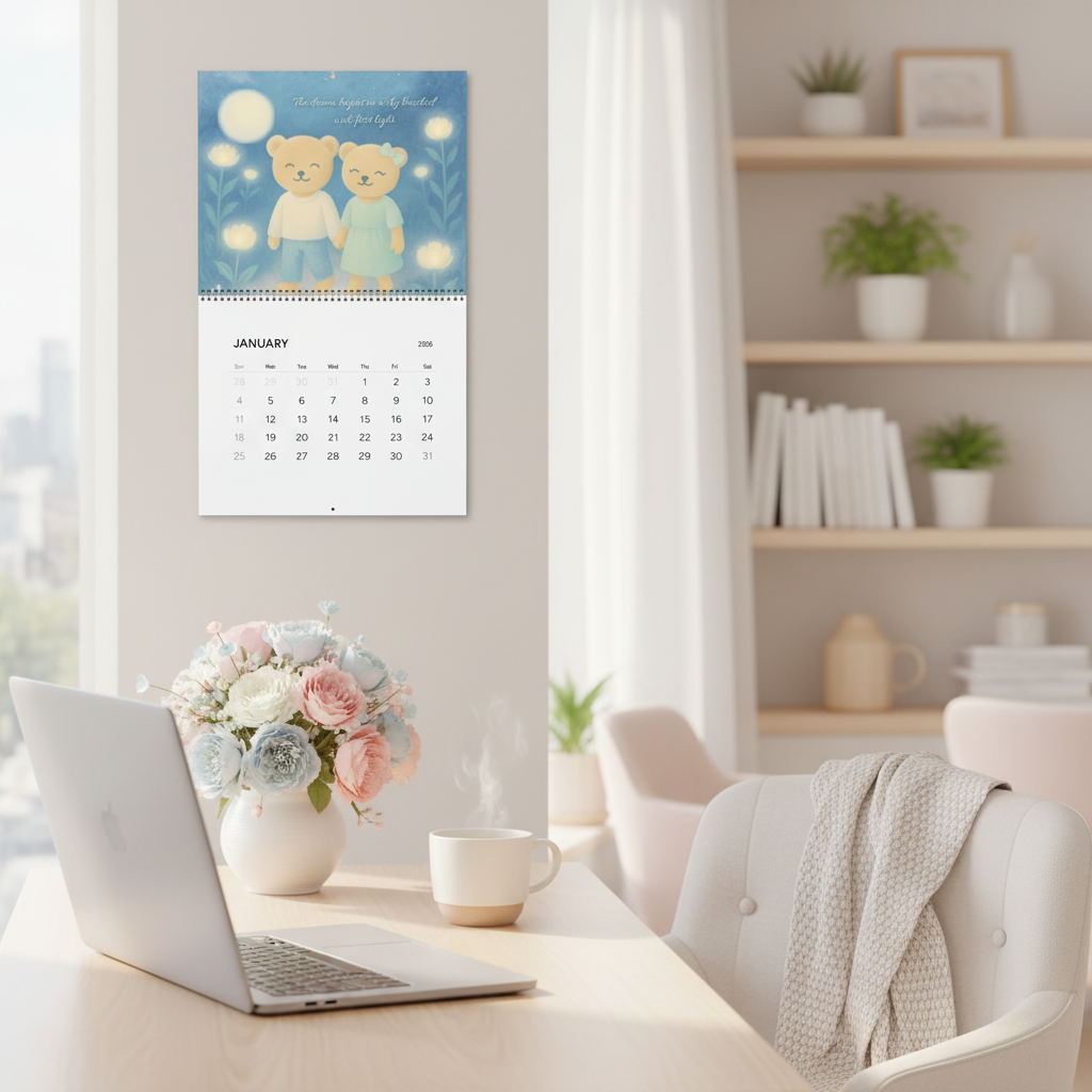 Whispers of a Dream 2026 Wall Calendar | Aurora Forest