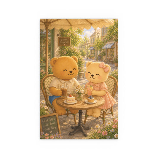 The Days We Keep Art Print | Cozy Summer Café Wall Decor