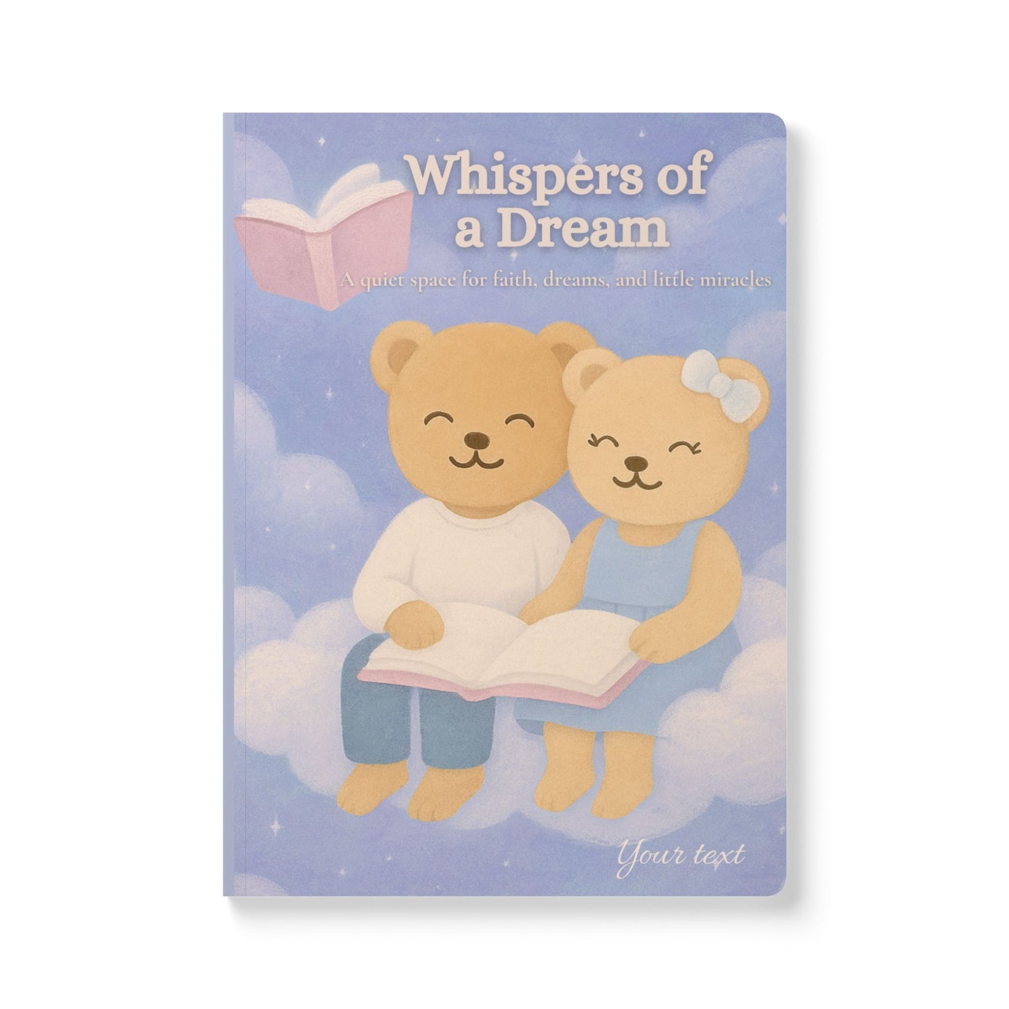 Whispers of a Dream Journal | Cloud Reading Softcover Notebook