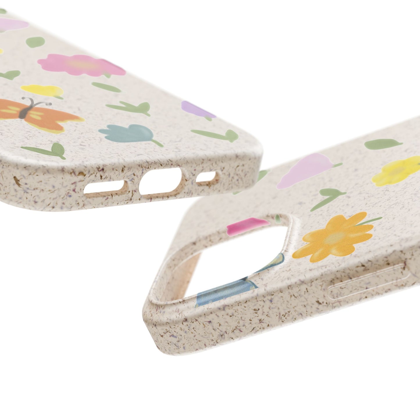 Eco-Friendly Floral iPhone Case - Biodegradable & Stylish