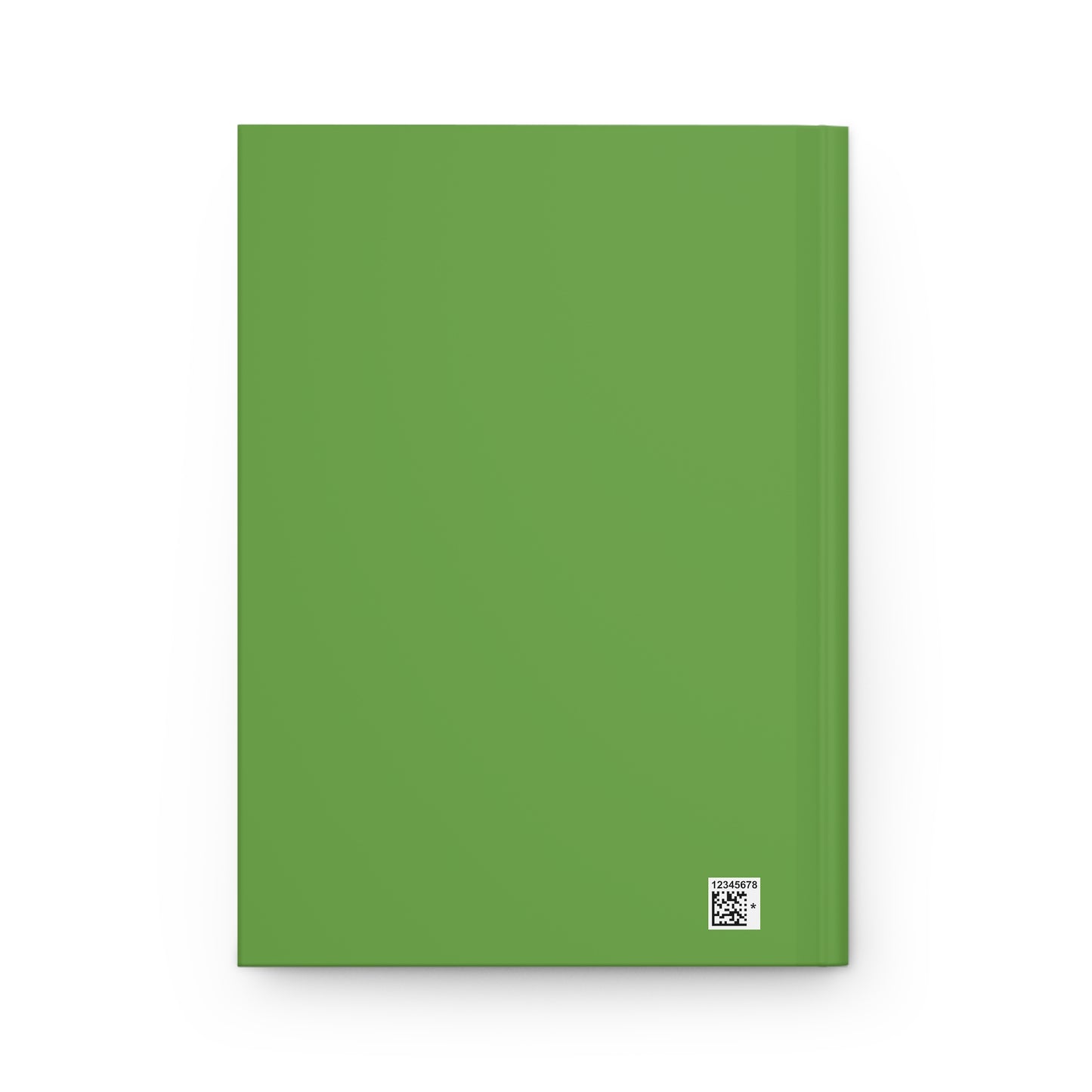 Cute Floral Hardcover Journal - "Have A Lovely Day" Design (Green)
