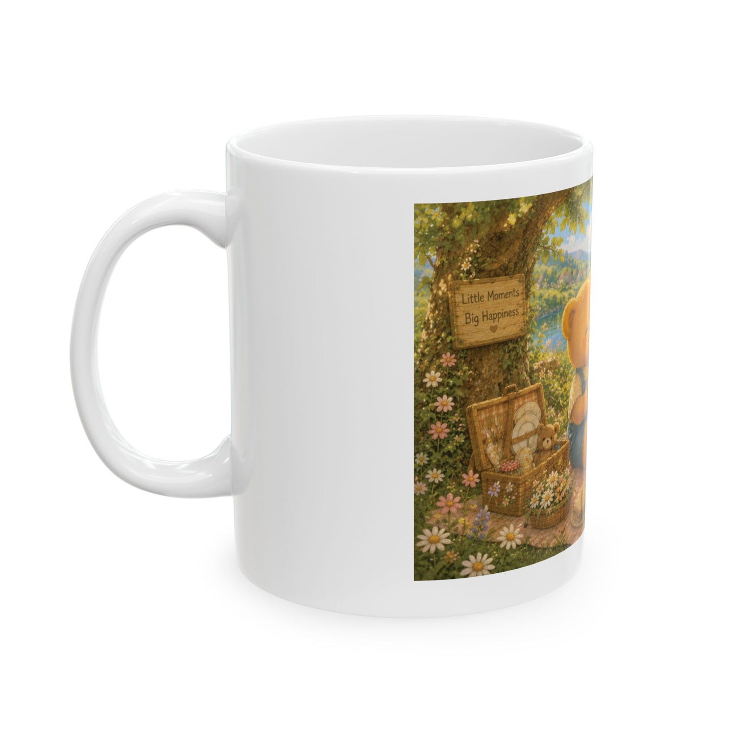 The Days We Keep Ceramic Mug | Cozy Summer Picnic Coffee Cup