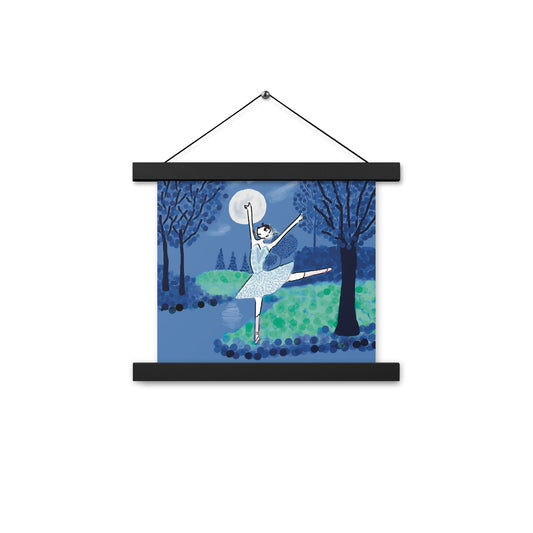 Poster with hangers