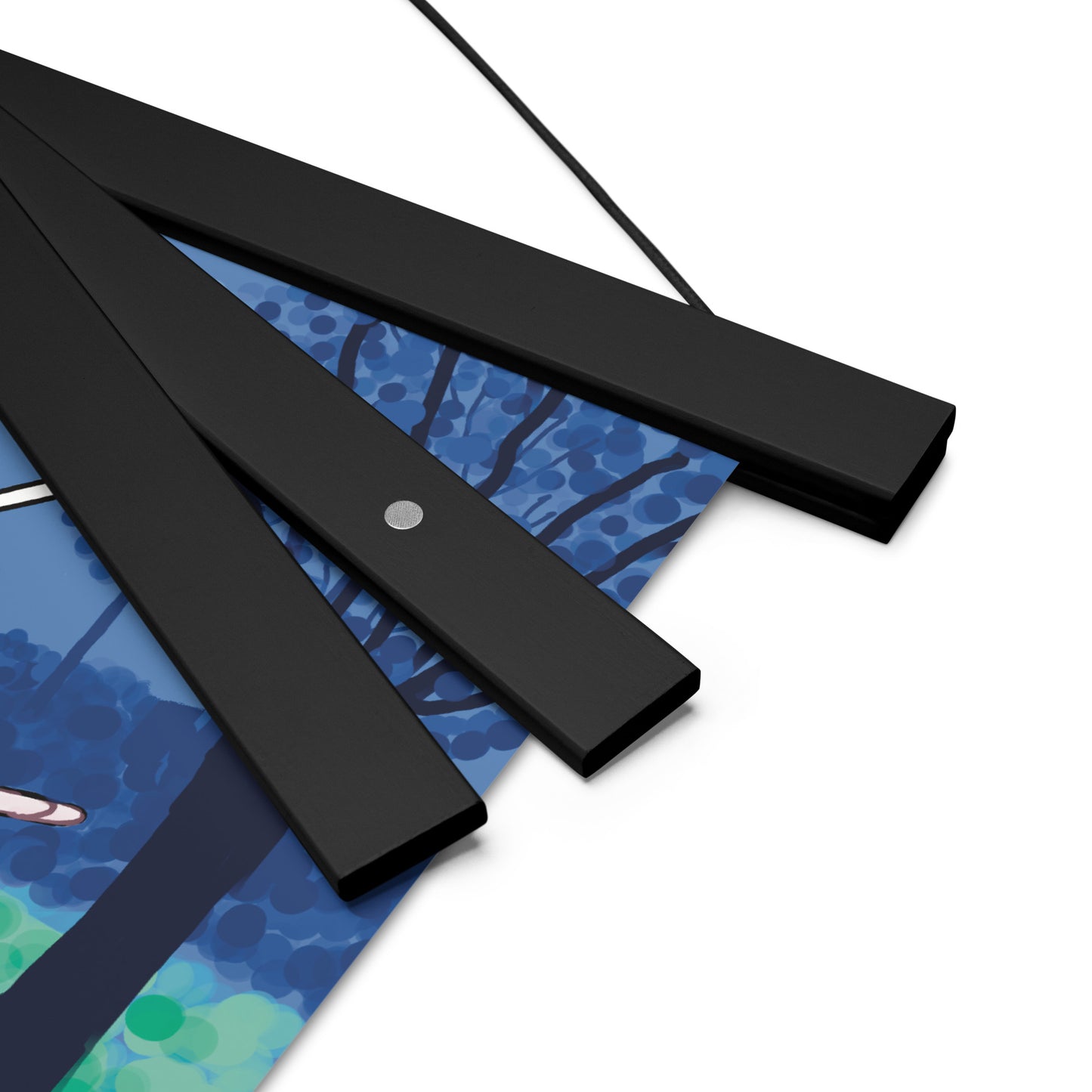 Poster with hangers