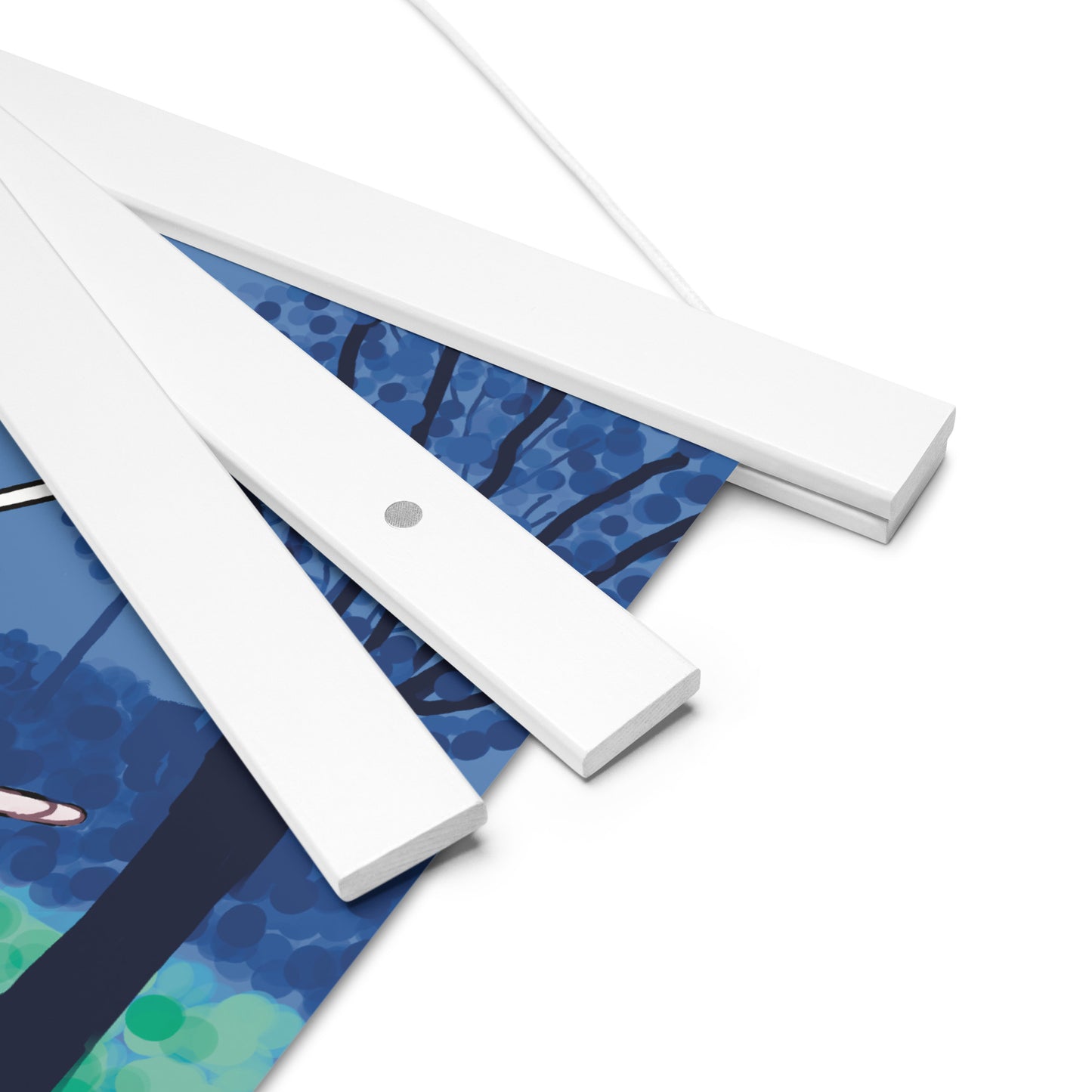 Poster with hangers