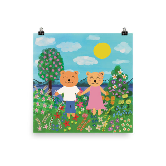Photo paper poster