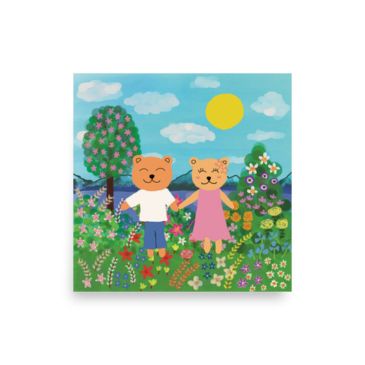 Photo paper poster