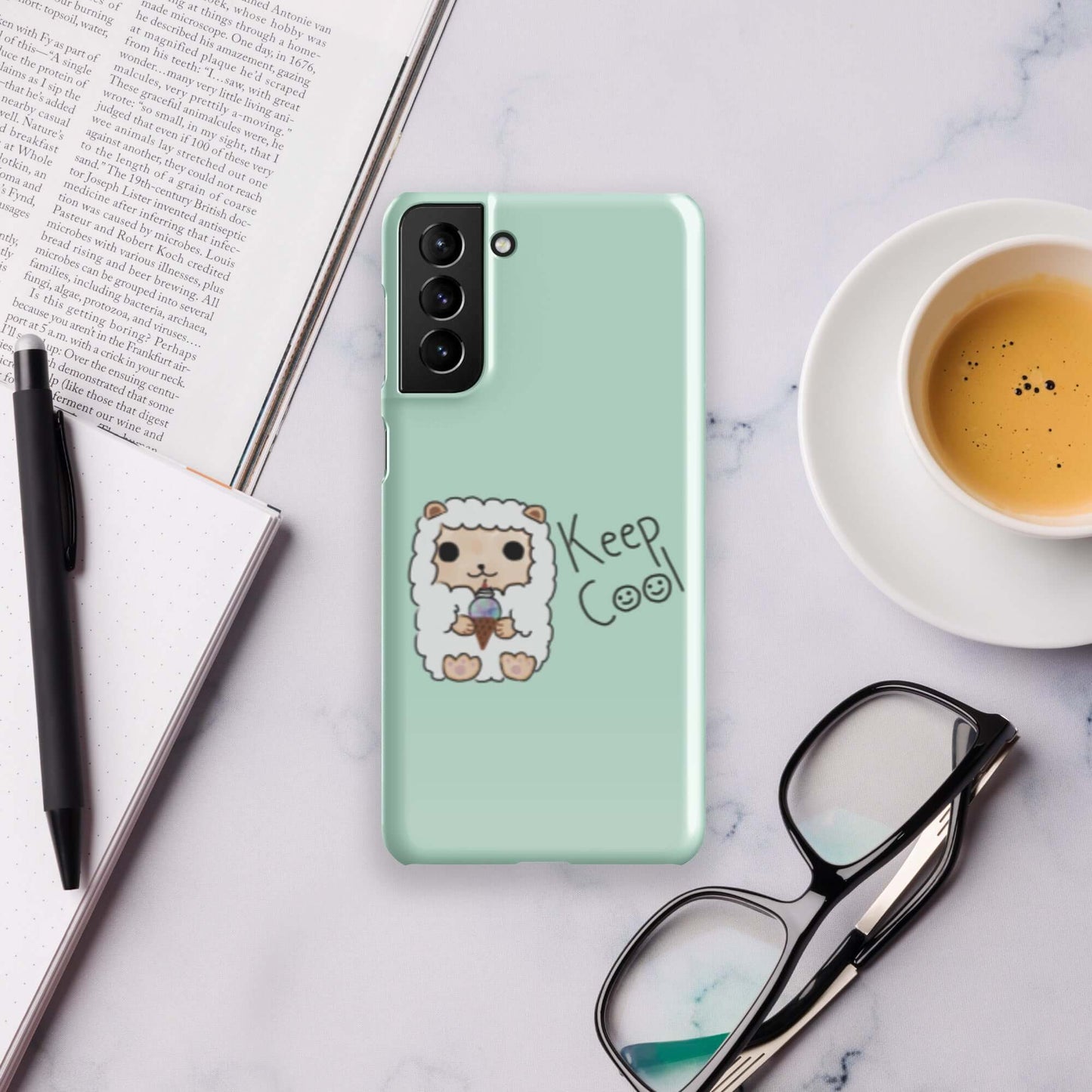 Snap case for Samsung®-Green