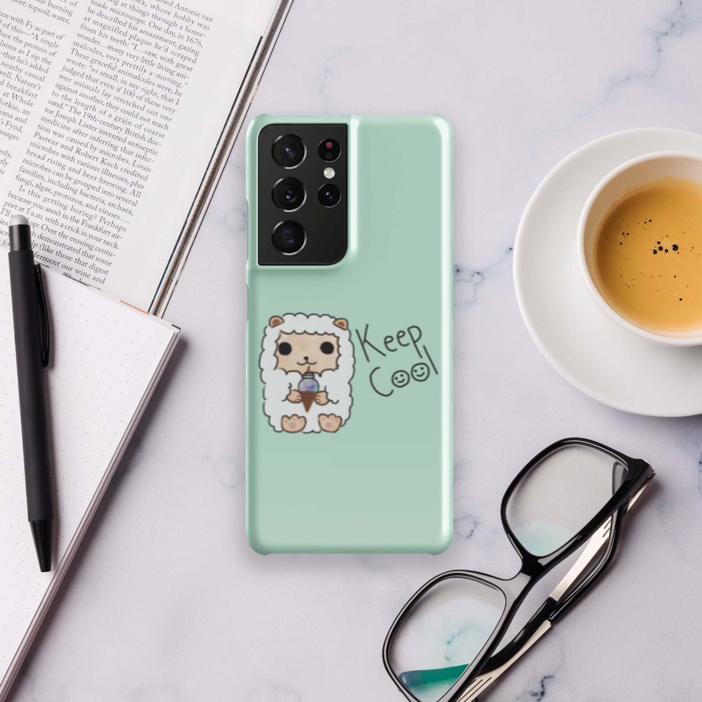 Snap case for Samsung®-Green
