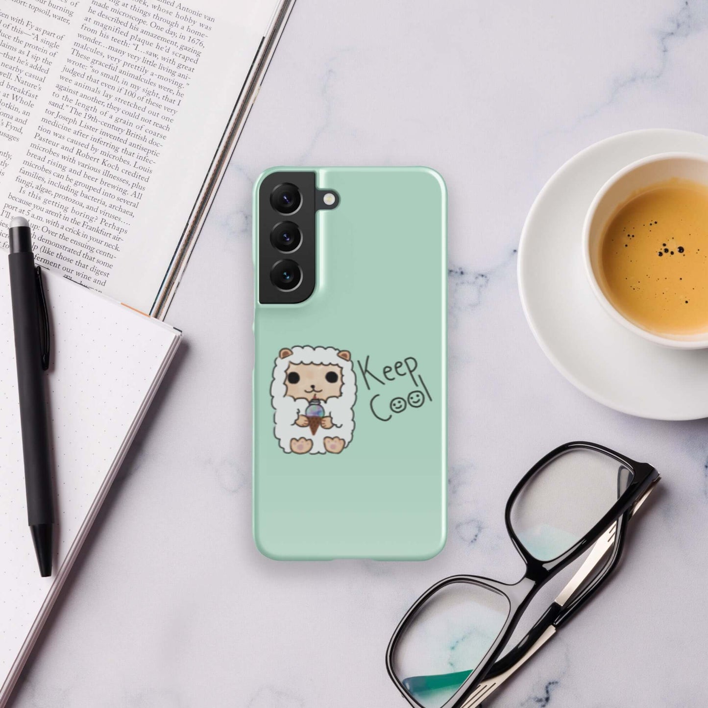 Snap case for Samsung®-Green