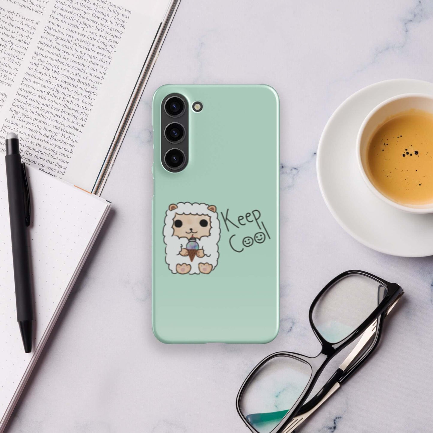 Snap case for Samsung®-Green