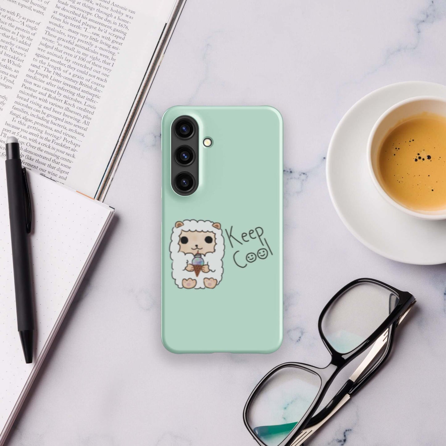 Snap case for Samsung®-Green
