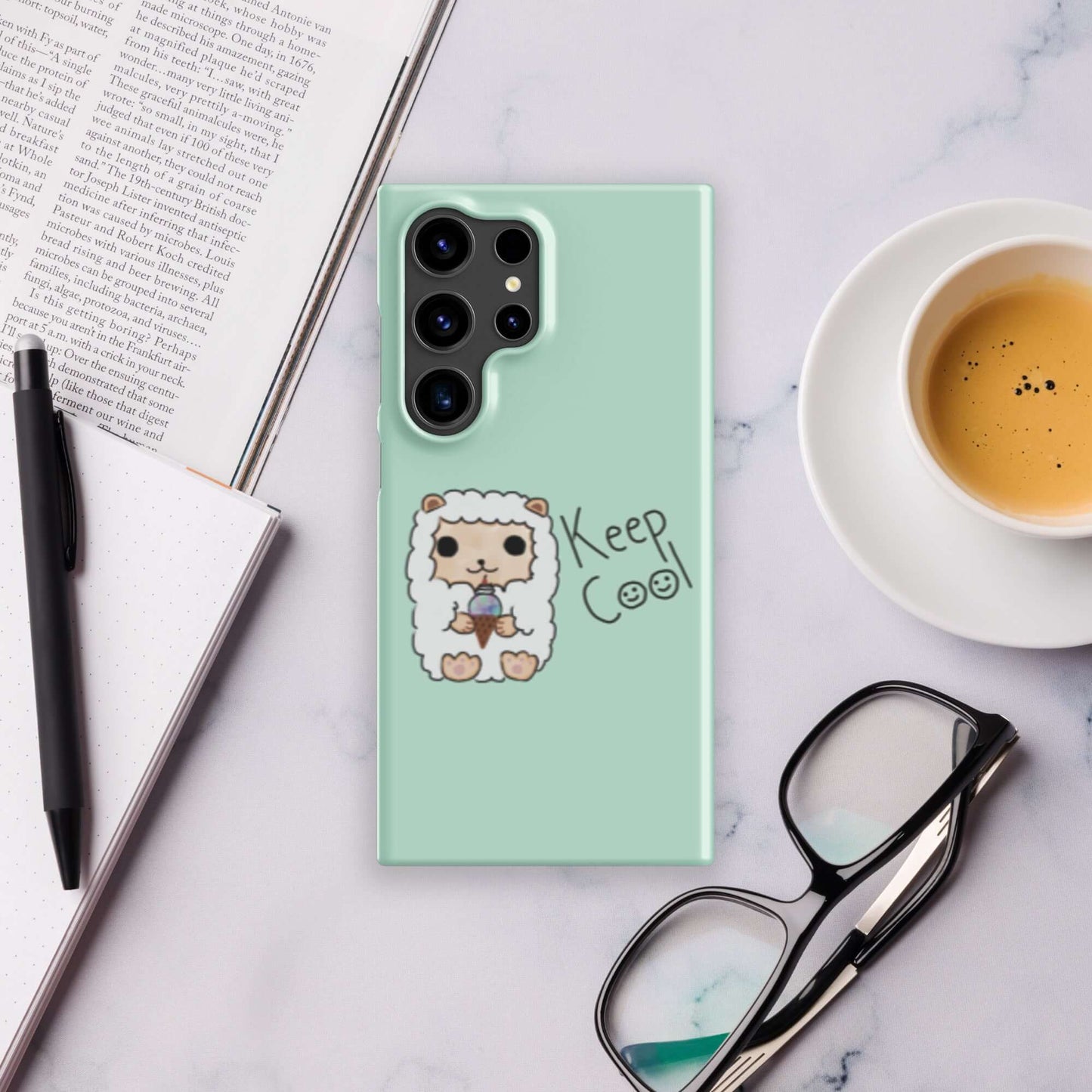 Snap case for Samsung®-Green